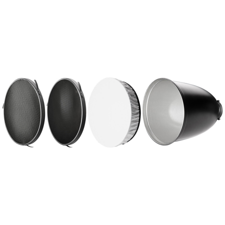 Westcott 45-Deg Deep Focus Reflector w/ Honeycomb Grids/Diffusion, Bowens-Mount
