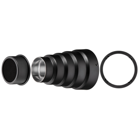 Westcott Snoot with Honeycomb Grid for FJ200 & FJ80 (Includes FJ80 Mount)