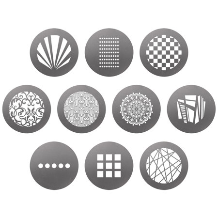 Westcott Patterns Gobo Pack for Optical Spot by Lindsay Adler, 10-Pack