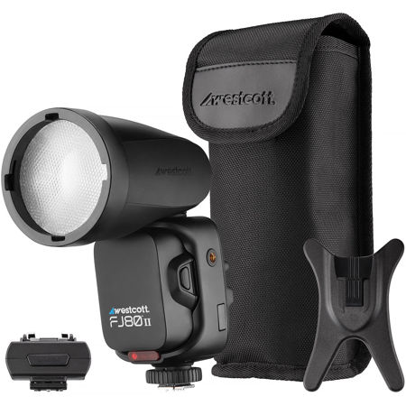 Westcott FJ80 II M 80Ws Universal Touch TTL Speedlight w/Adapter for Sony Camera