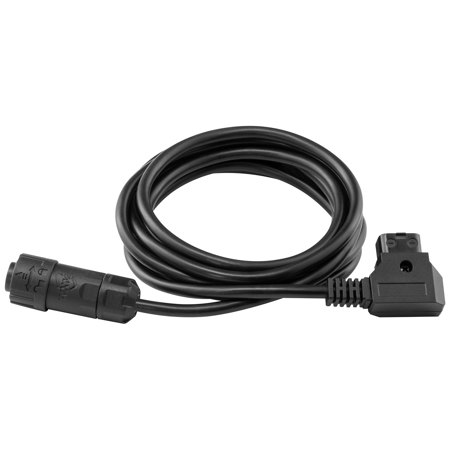 Westcott 6' D-Tap to 2-Pin Locking Cable for L120-B COB LED Light, Black