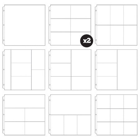 We-R-Memory Keepers 12x12" Pages for Ringed Albums, 10 Pack