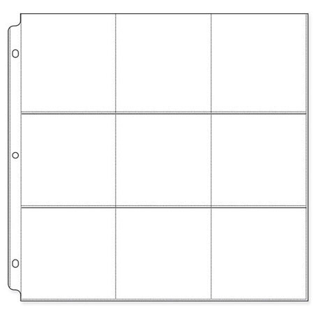 We-R-Memory Keepers 12x12" Pages for Ringed Albums, Holds 9-4x4", 10 Pack