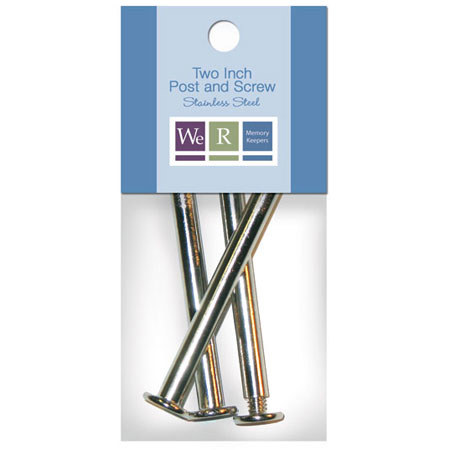 We R Memory Keepers 2" Stainless Steel Post and Screw (3 Pack)