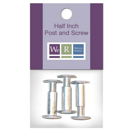 We R Memory Keepers 1/2" Aluminum Post and Screw (3 Pack)