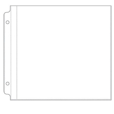We-R-Memory Keepers 8x8 Post Page Protectors (25 Pack)