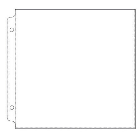 We-R-Memory Keepers 8" x 8" Page Protectors for Ringed Albums - Pack of 25