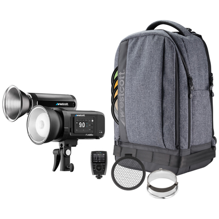Westcott FJ400 II/200 2-Light Portable Portrait Flash Kit w/FJ-X3 M Trigger