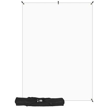 Westcott 5 x 7' White X-Drop Backdrop Kit, with X-Drop Stand and Travel Case