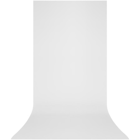Westcott X-Drop Wrinkle-Resistant Backdrop, High-Key White Sweep, 5' x 12'