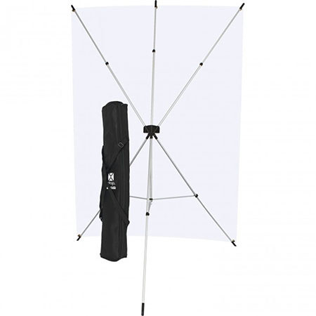 Westcott 5 x 7' Ornate X-Drop Backdrop Kit, with X-Drop Stand and Travel