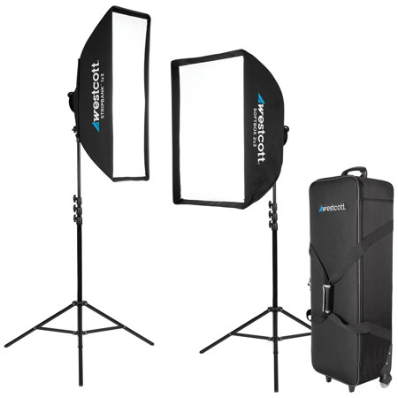 Westcott Solix Bi-Color 2-Light Kit by Jen Rozenbaum, Softbox 2x3, Stripbank 1x3