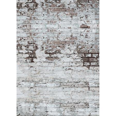 Westcott 5x7' X-Drop Canvas Backdrop, Weathered Brick Wall, Open Box