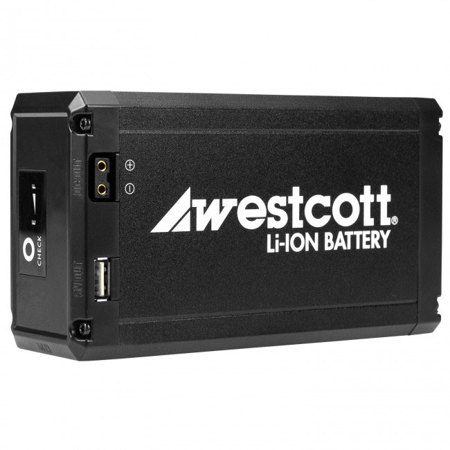 Westcott 10.4Ah Rechargeable Li-ion Battery for Flex 10x3"/10x10"/1x 1' LED Mats