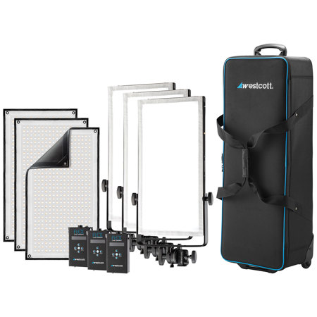 Westcott Flex Cine Peter Hurley Bi-Color Travel Kit, 1'x2'