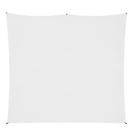 Westcott 8x8' X-Drop Pro Wrinkle-Resistant Backdrop Kit with Stand, High-Key White