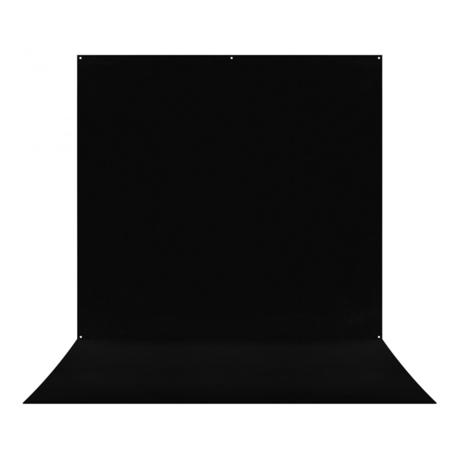 Westcott 8x13' X-Drop Pro Wrinkle-Resistant Backdrop, Rich Black Sweep