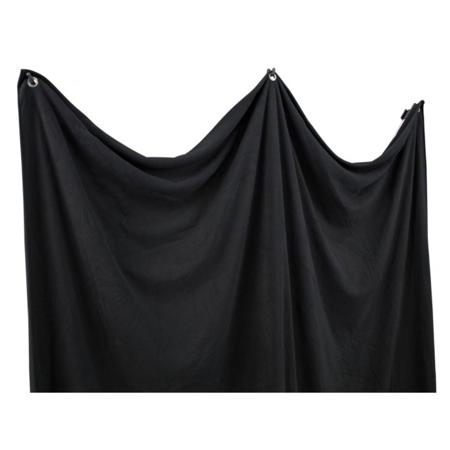 Westcott 8x13' X-Drop Pro Wrinkle-Resistant Backdrop, Rich Black Sweep