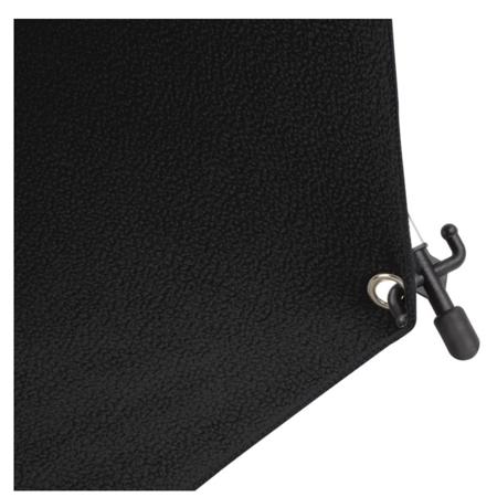 Westcott 8x8' X-Drop Pro Wrinkle-Resistant Backdrop, Rich Black