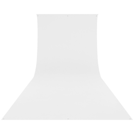 Westcott 9x20 Feet Wrinkle Resistant Cotton Background, High-Key White