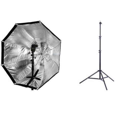Westcott 2336 43" Apollo Orb, Fiberglass Frame W/ Heavy Duty Light Stand 7.2'