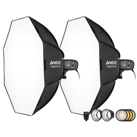 Westcott FJ400-SE 400Ws Daylight Studio Strobe 2-Light Kit with FJ-X3 M Trigger