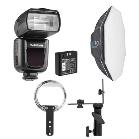 Flashpoint R2 Speedlight For Nikon W/Wescott Rapid Box Switch Octa-S/Switch Inst