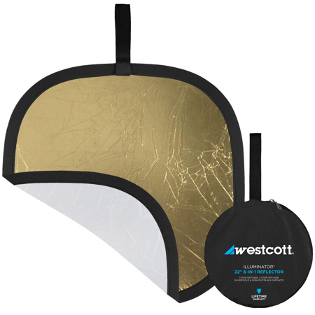 Westcott Illuminator Reflector Panel, 20in, Gold/White
