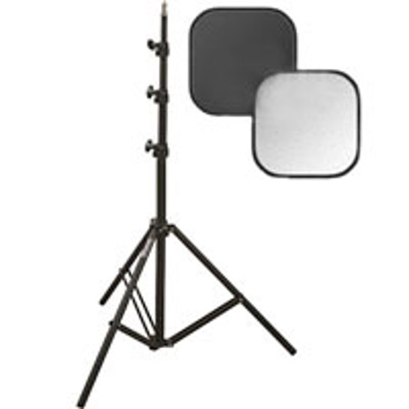 Westcott Monte Zucker Reflector Kit with 30" Silver/Black Illuminator, Reflector Arm & Light Stand