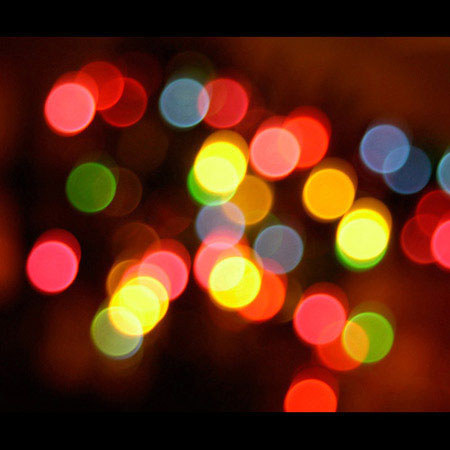 Westcott 5 x 6ft Holiday Lights, Muslin Background, 820
