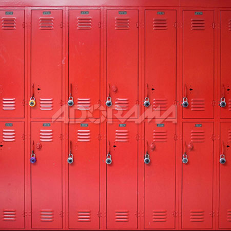 Westcott 5 x 6ft Red Lockers, Muslin Background, 806