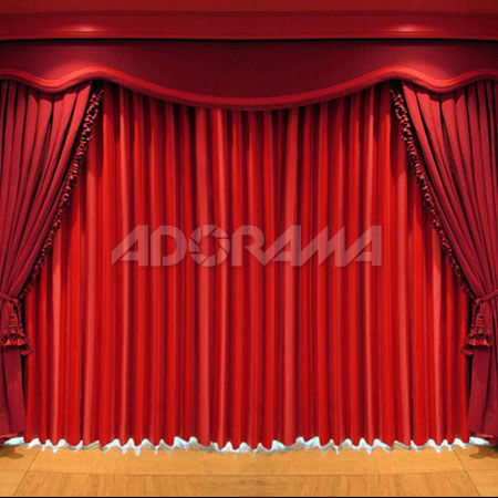 Westcott 5 x 6ft Stage Curtain, Muslin Background, 812
