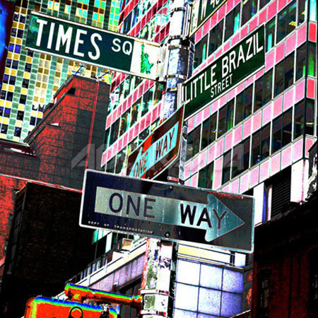 Westcott 6 x 8Ft Times Square, Muslin Background, 905