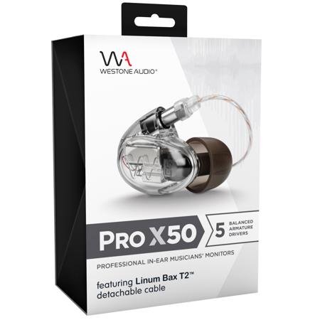 Westone Pro X50 Five Driver Professional In-Ear Musicians Monitor Earphones