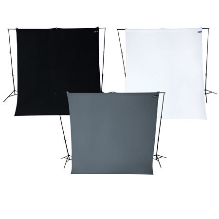 Westcott Wrinkle-Resistant Backdrops 3-Pack