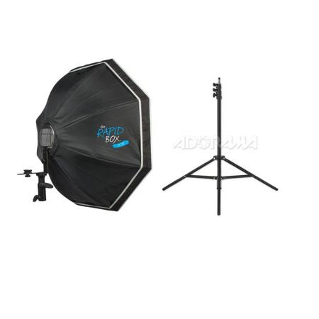 Westcott Rapid Box 26" Octa Softbox - Bundle with Westcott Pro 8' Lightstand