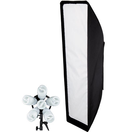 Westcott Spiderlite TD6 Daylight 12" x 36" Stripbank Kit - 1200 watts