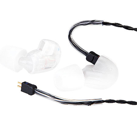 Westone UM3X 3-Way Monitor Headphone w/RC, Clear/Black