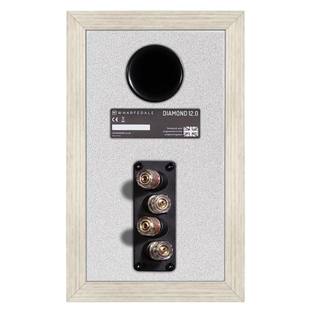 Wharfedale Diamond 12.0 4" 2-Way Bookshelf Speaker, Pair, Light Oak