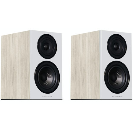 Wharfedale Diamond 12.1 5" 2-Way Bookshelf Speaker, Pair, Light Oak