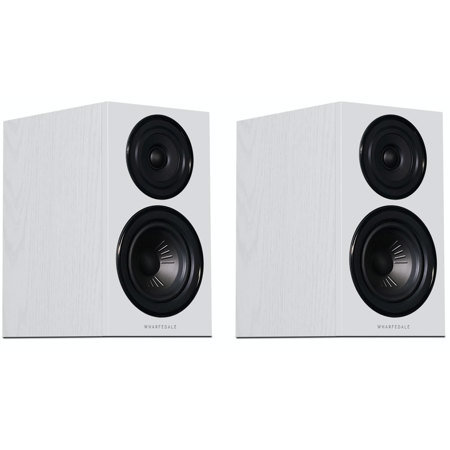 Wharfedale 4x Diamond 12.1 5" Bookshelf Speakers with Center Channel, White