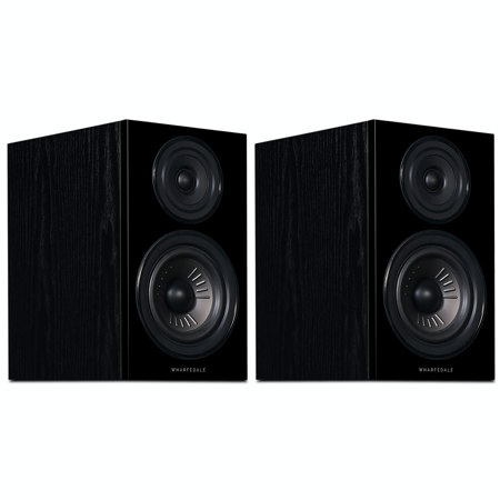 Wharfedale Diamond 12.2 6.5" 2-Way Bookshelf Speaker, Pair, Black