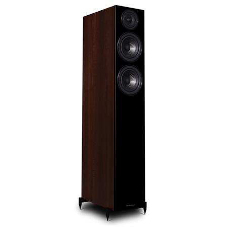 Wharfedale Diamond 12.4 Dual 6.5" 2.5-Way Tower Floor Standing Speaker, Pair, Walnut