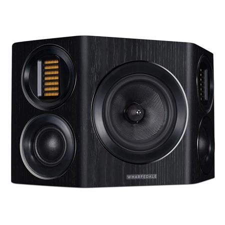 Wharfdale EVO4.S 6.5" 3-Way Surround Channel Speakers, Pair, Black Ash