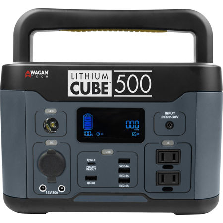 Wagan Lithium Cube 500 500W Portable Power Station