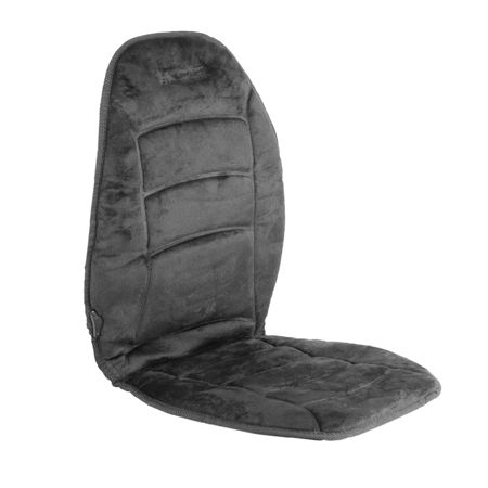 Wagan Deluxe Velour Heated Seat Cushion, Remailer Packaging