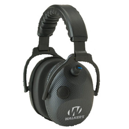Walkers Game Ear GWP-AMCARB Alpha Power Muffs/Electronic/Carbon
