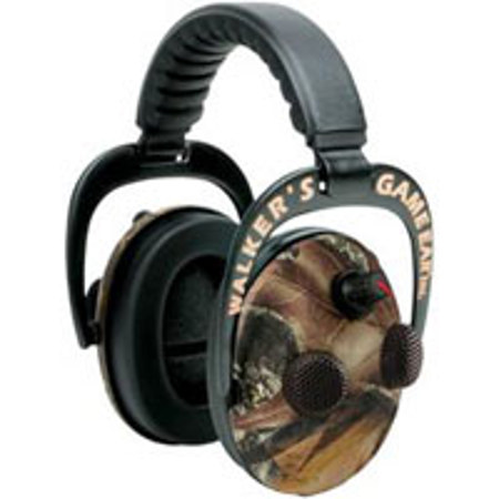 Walkers Game Ear Power Muff Quads, Mossy Oak