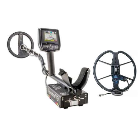 White's Spectra V3i Wireless Metal Detector,10" Coil W/13" Detech DD Search Coil