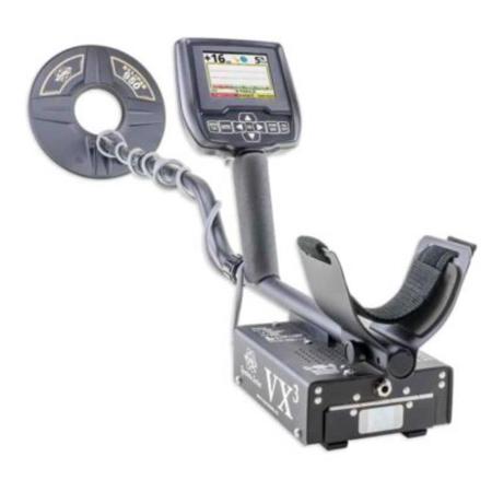 White's VX3 Wireless Metal Detector, 9.5" Coil, 2.5 kHz/7.5 kHz/22.5 kHz Freq.